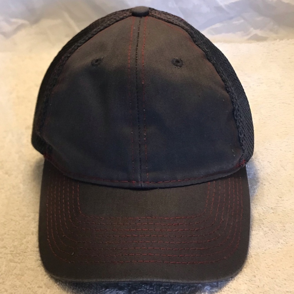 Barco Uniforms Adjustable Cloth & Mesh Grey Ball Cap
